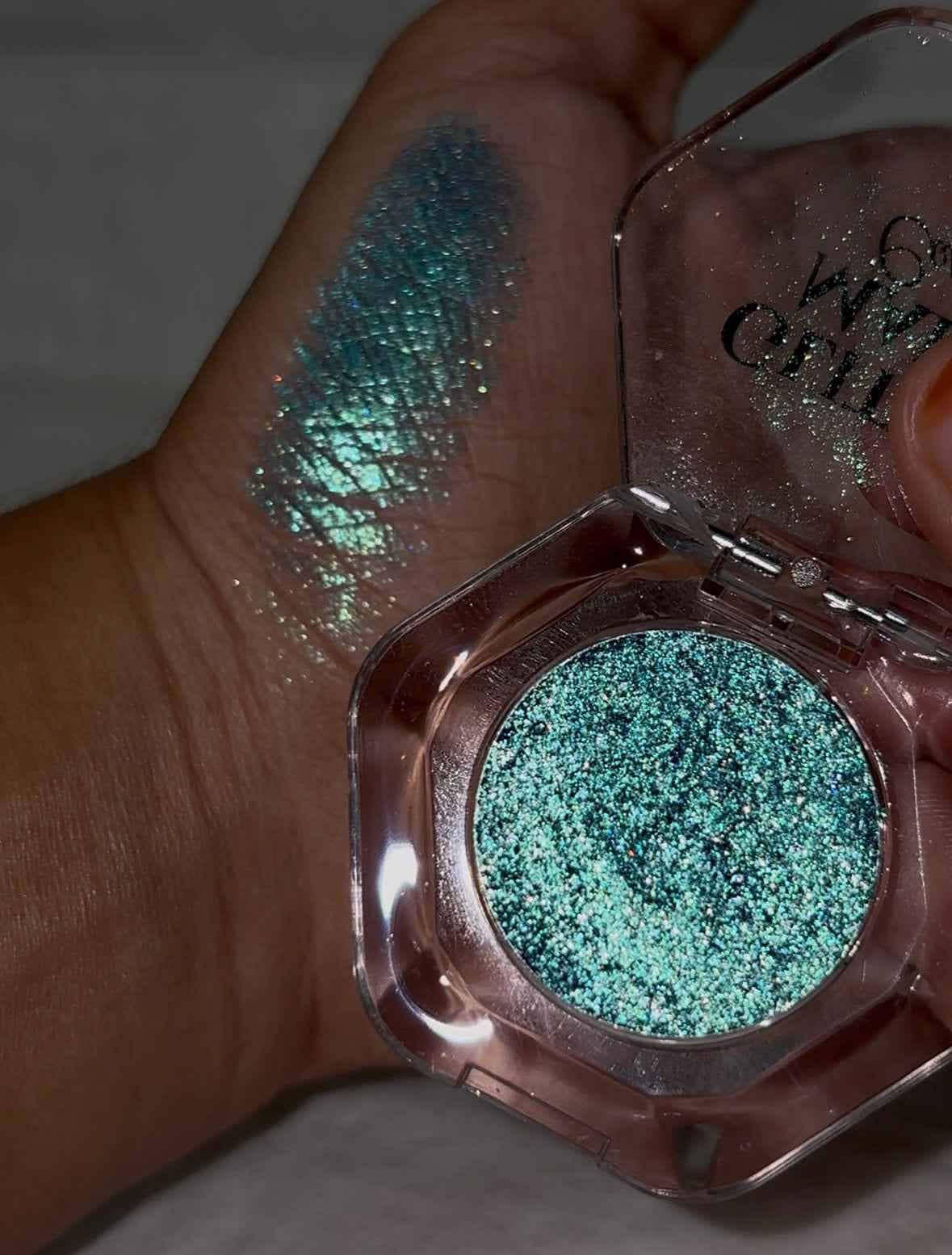 Tidal Heist – Aqua Teal Chrome Glitter Eyeshadow | Chromatic Collection by Glitter Mafia