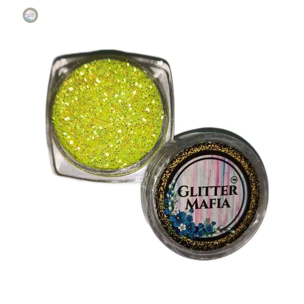 Electric Lime Mini pressed glitter Glitter Mafia