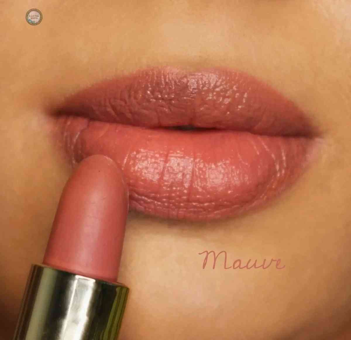 Mauve Creme Finish Lipstick Glitter Mafia