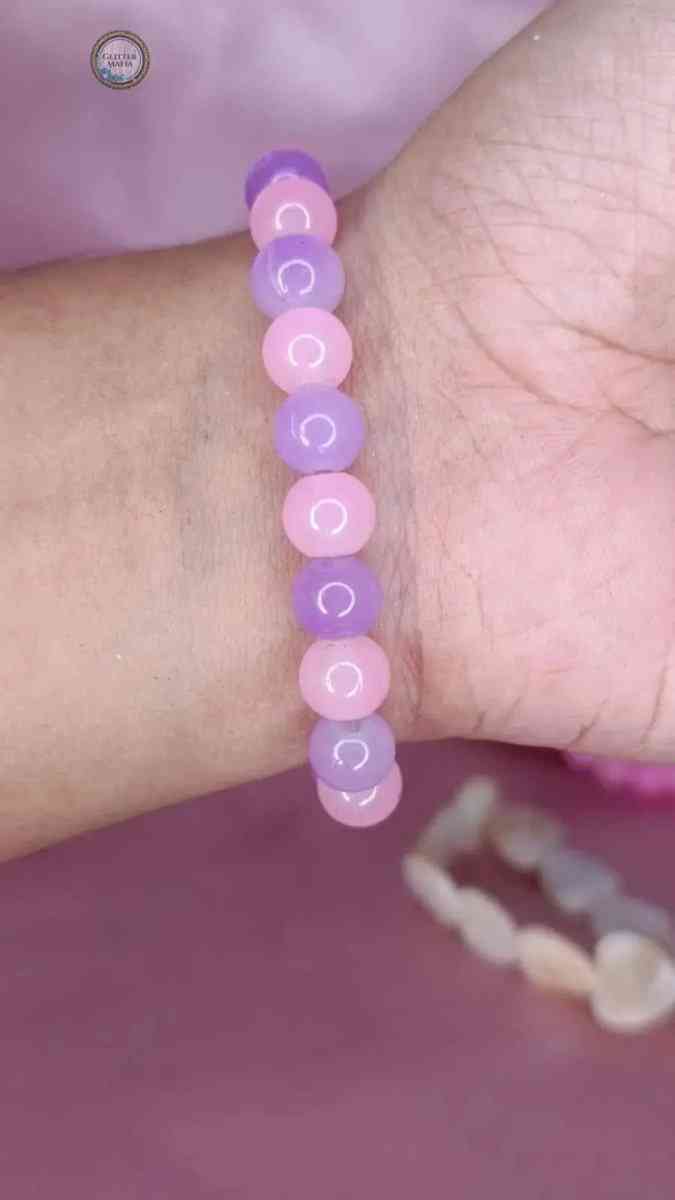 Pink purple bracelet Glitter Mafia