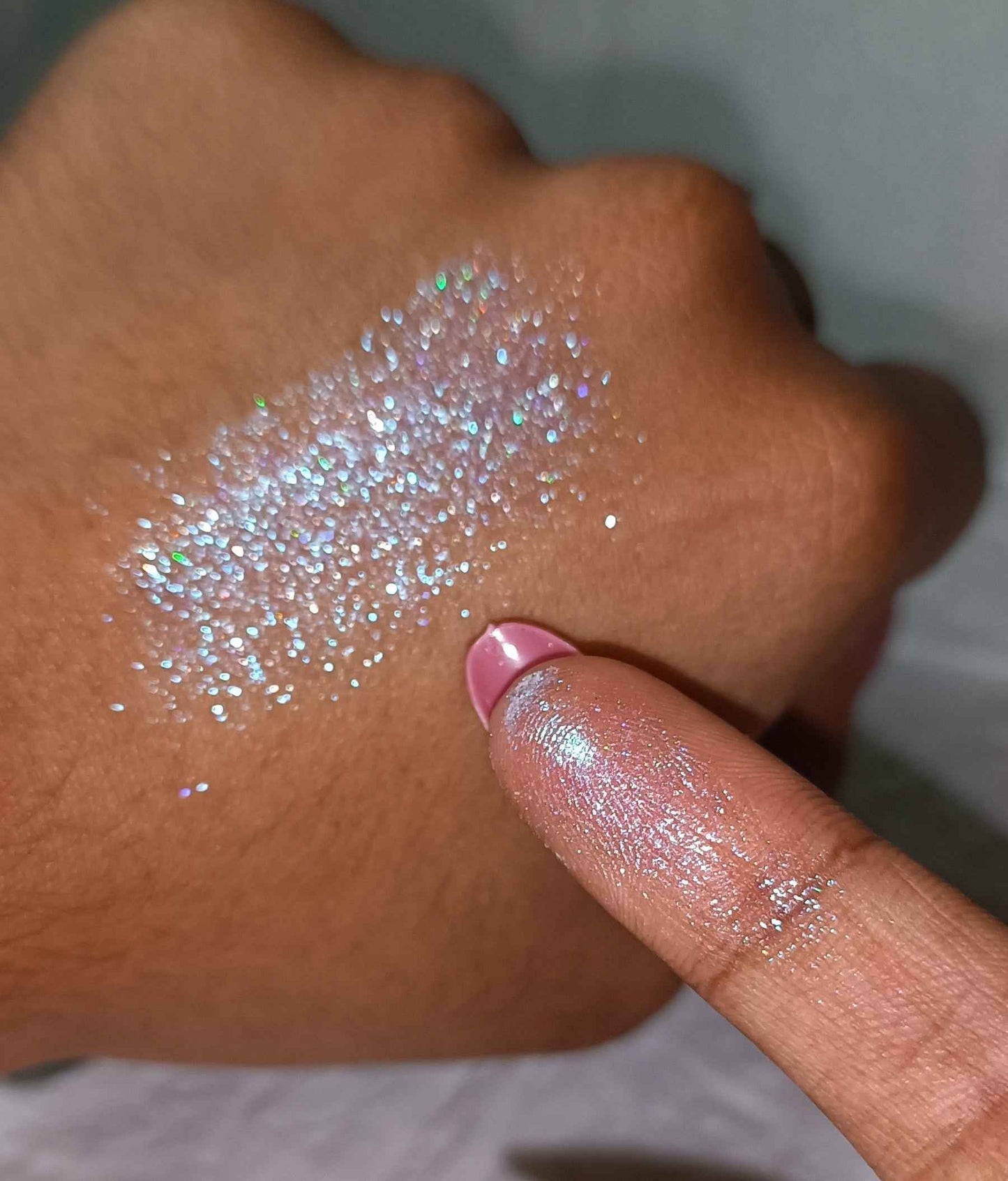 Aurora Veil- Cool toned blue that shifts like northern lights