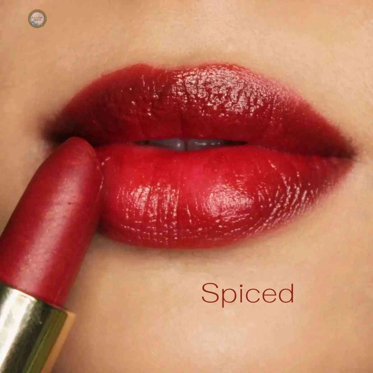 Spiced Creme Finish Lipstick Glitter Mafia