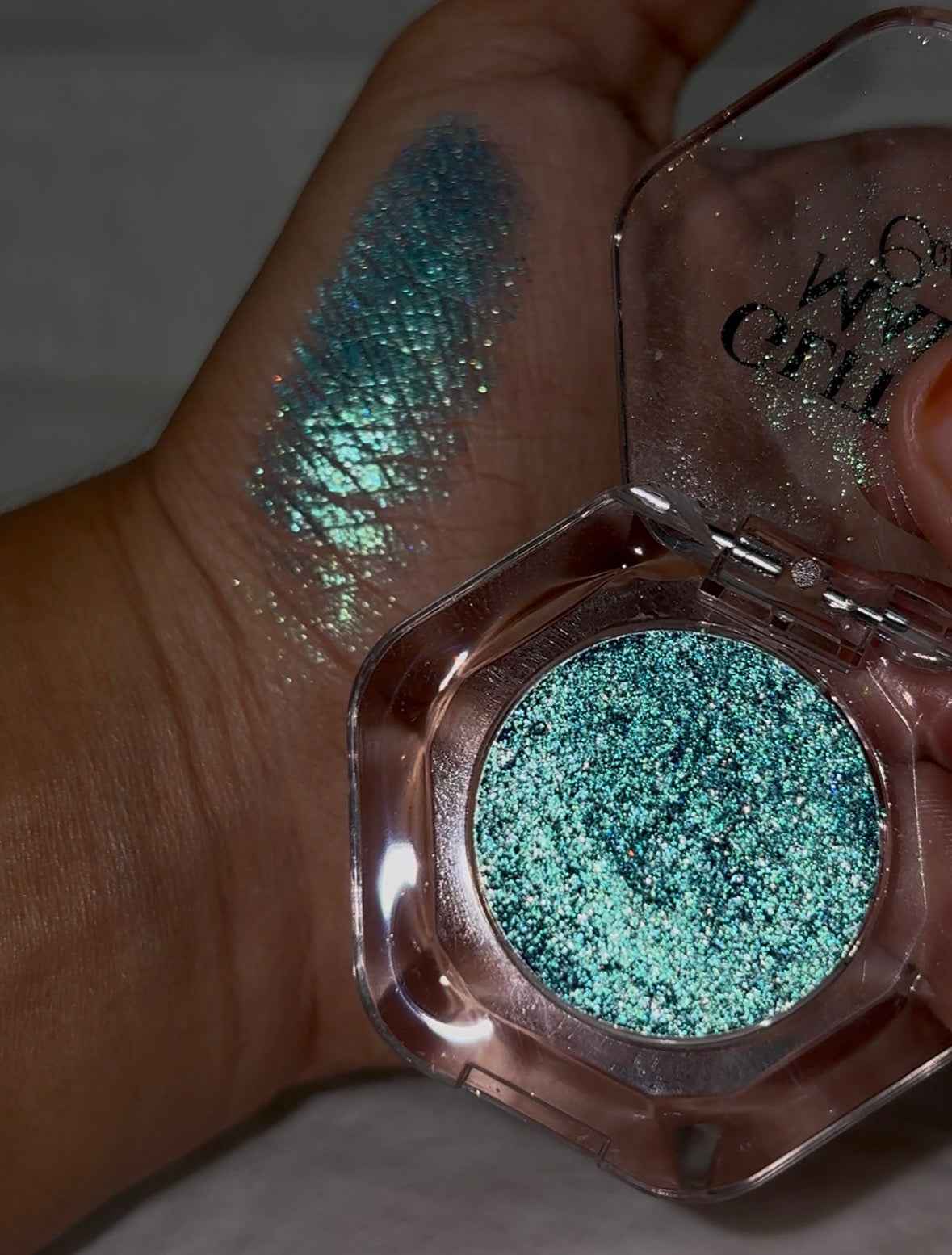 Tidal Heist – Aqua Teal Chrome Glitter Eyeshadow | Chromatic Collection by Glitter Mafia