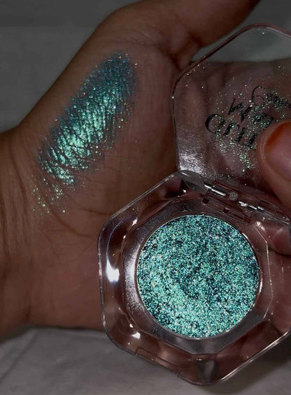 Tidal Heist – Aqua Teal Chrome Glitter Eyeshadow | Chromatic Collection by Glitter Mafia