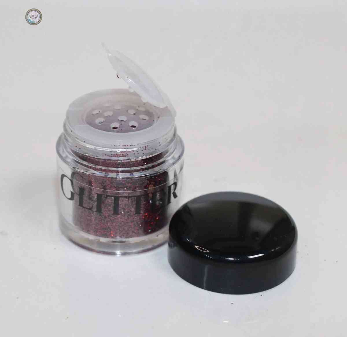 Glitter Mafia 24k Gold Loose Glitter container with dazzling loose glitter and black cap