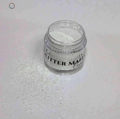 Premium loose Diamond Glitter sparkling in a jar for crafts and makeup