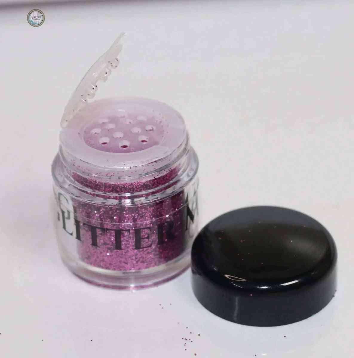 Benny loose glitter jar with 24k gold glitter sparkle