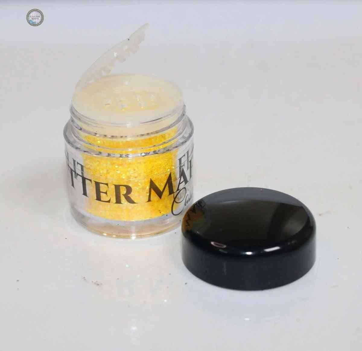 Glitter Mafia Mango Punch Loose Glitter - Bright Yellow Sparkle - Glitter Mafia