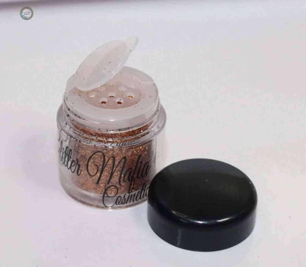 Glitter Mafia Marigold loose glitter eyeshadow in vibrant golden shade