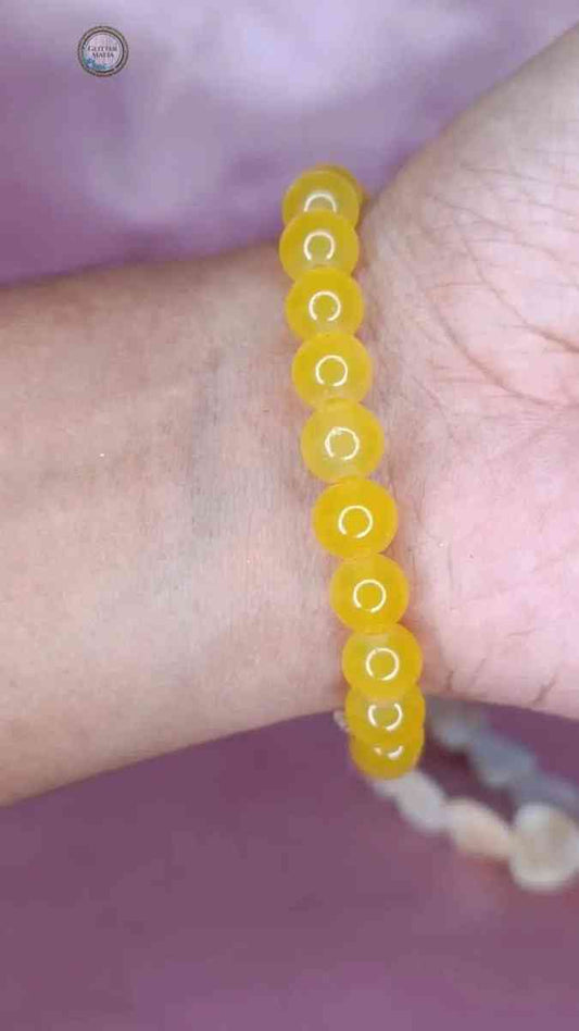 Mustard bracelet Glitter Mafia