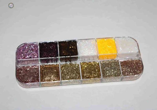 Glitter Mafia Bridal Glitter Eyeshadow Palette with multiple sparkling shades in a Dazzling Pressed Glitter Palette
