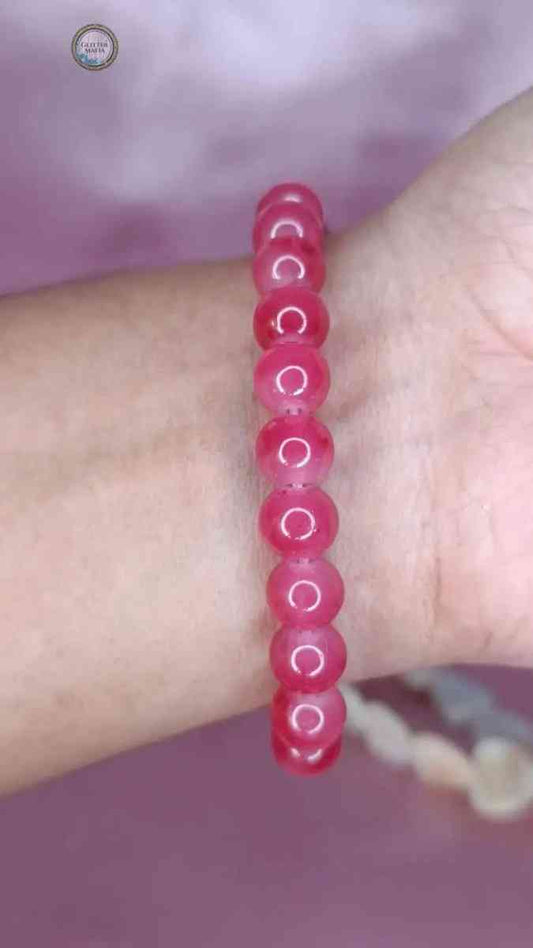 Red bracelet Glitter Mafia